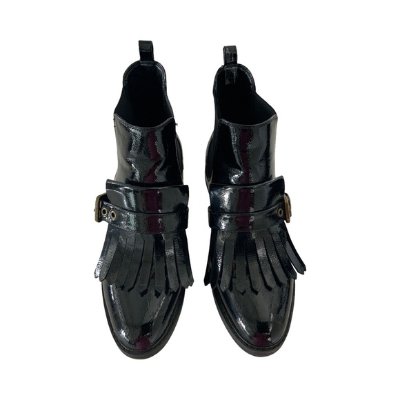 Marc Fisher Brigita Kiltie Buckle Booties Size 8 - Picture 4 of 6